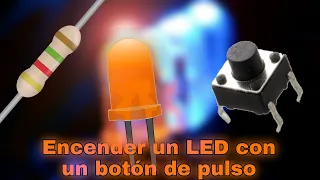 Como encender un led con un botón | Funlectronics