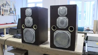 Реставрация ЭСТОНИЯ 35АС-021. Restoration of speakers from the USSR 35AS-021 Estonia