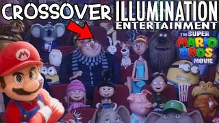 CROSSOVER de ILLUMINATION para SUPER MARIO BROS LA PELÍCULA - MULTIVERSO de ILLUMINATION Gru, Sing +