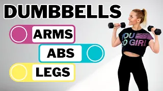 🔥17 Min Dumbbell Workout🔥Full Body Strength & Conditioning🔥ALL STANDING🔥NO JUMPING🔥NO REPEAT🔥