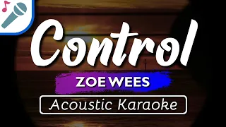 Zoe Wees - Control - Karaoke Instrumental (Acoustic)