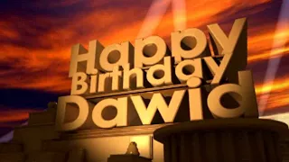 Happy Birthday Dawid