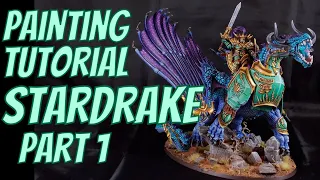 Painting Tutorial Stardrake part 1: Base colors and first washes