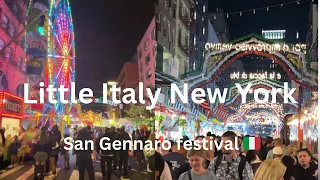 Little Italy New York,sen gennaro fest🇮🇹,New York little Italy, lower manhattan little Italy