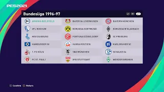 PES 2021 Classic Bundesliga 1996-97 Option File