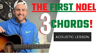 The First Noel || 3-Chord Easy Guitar Lesson With FINGER-PICKING