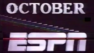 1989 ESPN October PROMO & COMMERCIALS Part 1