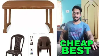 BEST & CHEAP Plastic Table Chair Combo | Jaldi Kholo