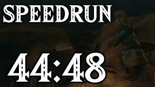 Tears of the Kingdom Any% v1.0 Speedrun in 44:48