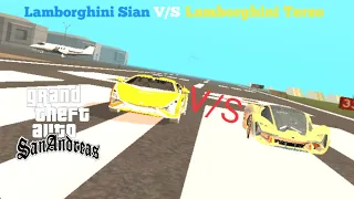 GTA SA Lamborghini Sian V/S   Lamborghini Terzo speed test.