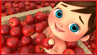 Five Red Apples  +The BEST SONGS For Children - Banana Cartoon Original Songs [HD]