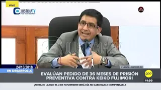 Abogado Humberto Abanto increpó a juez Concepción Carhuancho durante audiencia