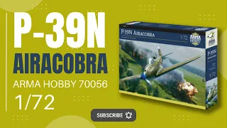 P-39N Airacobra |Arma Hobby, 1/72| 70056 - video recenzia