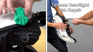 Toyota Tacoma Headlight Tab Repair Using Tab Magic Molding Putty