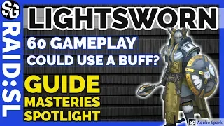 RAID SHADOW LEGENDS | LIGHTSWORN GUIDE REVIEW MASTERIES GAMEPLAY