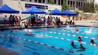 EXPO Center Jr Lifeguard Citywide Competition - Mia Muro-  Tube saving relay 7-30-14