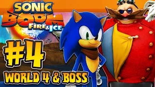 Sonic Boom Fire & Ice (3DS) - (1080p) Part 4 - World 4 Cutthroat Cove & Boss