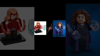 Сравнение первой и второй серии минифигурок по Марвел #lego #лего #marvel #марвел