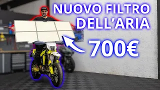 MODIFICA DA 700 EURO SULL' HUSQVARNA 701 SUPERMOTO! + SP CONNECT!