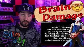 [NON INDUSTRY GHOSTWRITER] Reacts: Eminem - Brain Damage Lyrics (The Slim Shady LP)