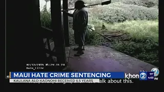 One man sentenced in Maui hate crime case, other still in session