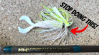 90% Of Anglers Fish A Swim Jig Wrong! Try These Retrieves!