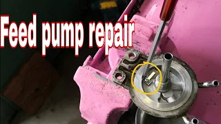 Toyota feed pump repair, how to diesel filter tapa replace