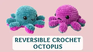 Reversible Crochet Octopus (TikTok 2021) | Free Amigurumi Animal Tutorial