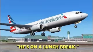 When ATC takes a "Lunch Break" in Flight Simulator X (Multiplayer)