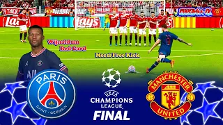 PSG vs Manchester United - Final UEFA Champions League 2022 - Full Match eFootball PES 2021