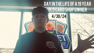 Day in the life of a 19 year old card shop owner!! (4/30/24 - PSA Order, Q&A and more!)