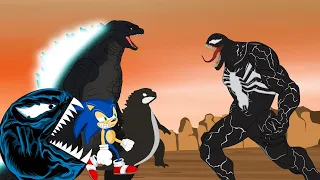 Godzilla, Shin Godzilla vs PAC: VENON Attack Attack - Godzilla Cartoon Animation