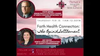 Faith Health Connection: the Opioid Settlement