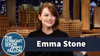 Emma Stone Gets Surprised with a Song from Her First Musical