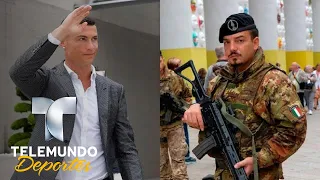 Medidas antiterroristas para el debut de Cristiano Ronaldo | Italia Serie A | Telemundo Deportes