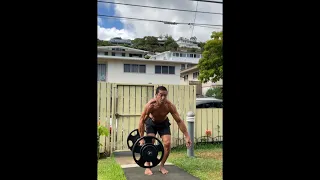 Single Arm Suitcase Dead Lift 80-150 lbs.