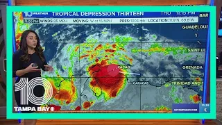 Tracking the Tropics: Tropical Depression 13 forms near the ABC islands