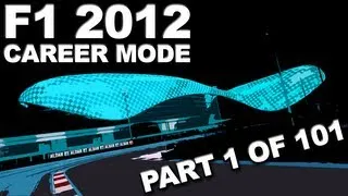 F1 2012: Career Mode Walkthrough (1/101) - Young Drivers' Test - HD
