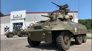 US M8 Greyhound Light Armored Cars in WWII