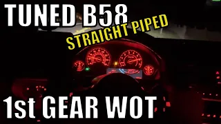 Tuned 440i B58 Hard Pull From 1st Gear