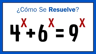 ECUACIÓN EXPONENCIAL INSÓLITA | ¿Podrías Resolverla? | Matemáticas Básicas