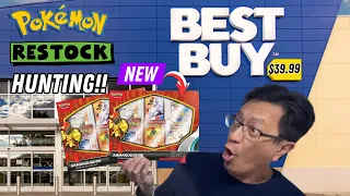 Pokemon Cards Hunting at Best Buy! Opening the NEW Armorouge EX Premium Collection Boxes!