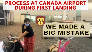 What happens at CANADA AIRPORT during FIRST LANDING | New Immigrants in Canada | HumptyDumpty2