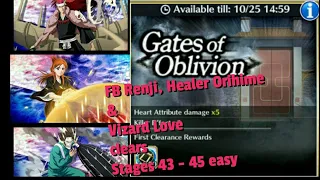 Senkaimon Gates of Oblivion Stages 43-45 Bleach Brave Souls