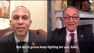 WATCH: Senator Schumer and Rep. Jeffries talked about ending the federal prohibition on marijuana: