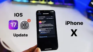 New update for iPhone X - IOS17 || iPhone X not showing ios17 update- Fixed