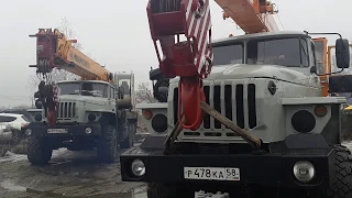 Обзор Автокран Урал 4320 вездеход 25 тонн 22 метра стрела