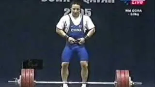 Frank Rothwell's Olympic Weightlifting History 2005 WWC Shi Zhiyong 69 Kg Champion