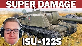 SUPER DAMAGE - ISU-122S - BITWY - World of Tanks