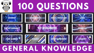 General Knowledge Trivia | 100 Questions | 10 Rounds | Pub Quiz | Mega Quiz